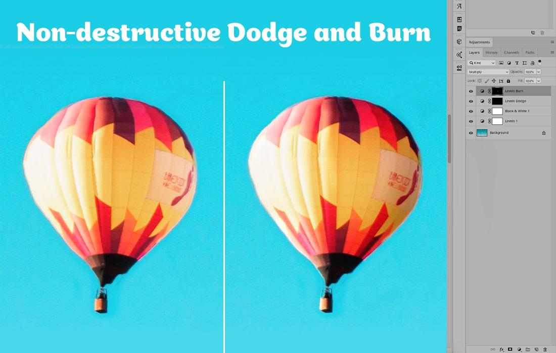 Non-destructive Dodge and Burn Technique in Photoshop