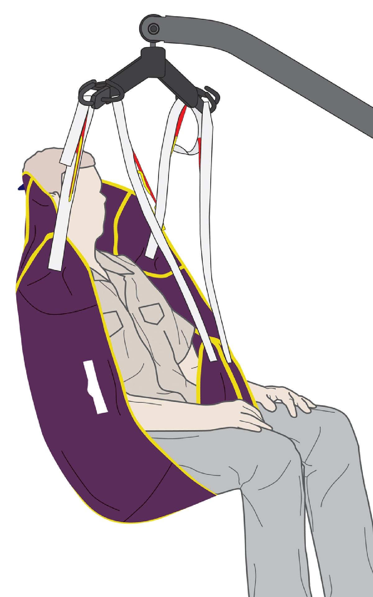 Wealden Rehab | Pronto-Fit HS Sling, Polyester, with head support, Alto